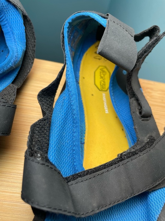 Vibram FiveFingers V-Aqua Blue Black Water Shoes 19M7301 49 13-14 EUC! main image 12